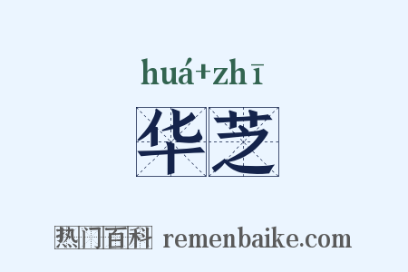 华芝是什么意思的图片